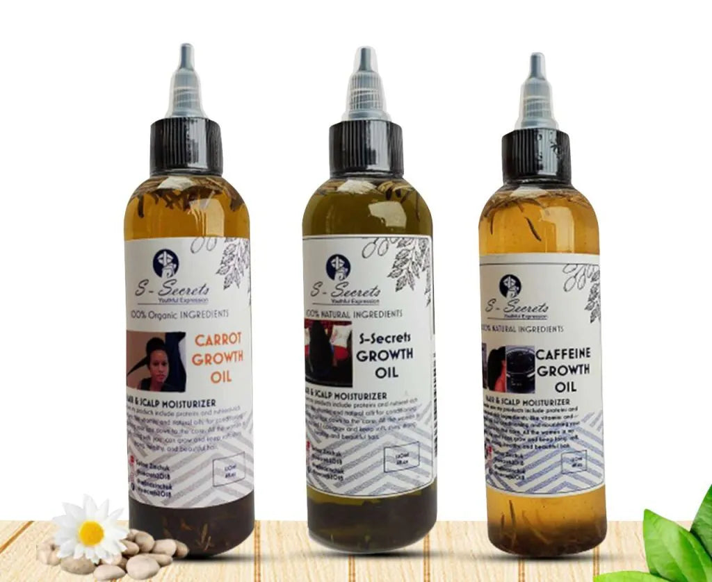 The Best Oils for Hair Growth overview infographic