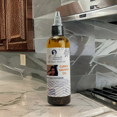 Carrot Hair Growth Oil 2oz, Herbs, Biotin, Essential oils For All Hair Types
