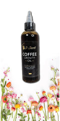 Coffee Hair Growth Oil 4oz, Herbs, Biotin, Essential oils, Potent Formula for All Hair Types