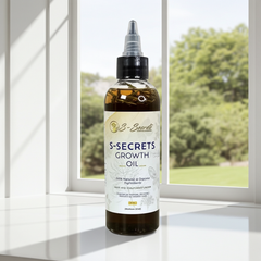 S-Secrets Scalp Stimulator Hair Growth Oil 2oz, Herbs, Biotin, essential oils For All Hair Types