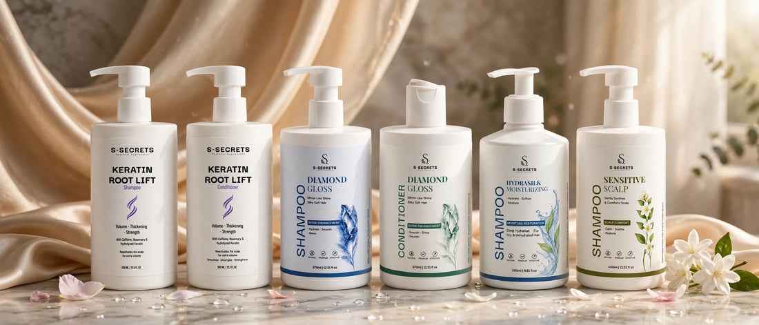 S-Secrets luxury shampoo and conditioner collection