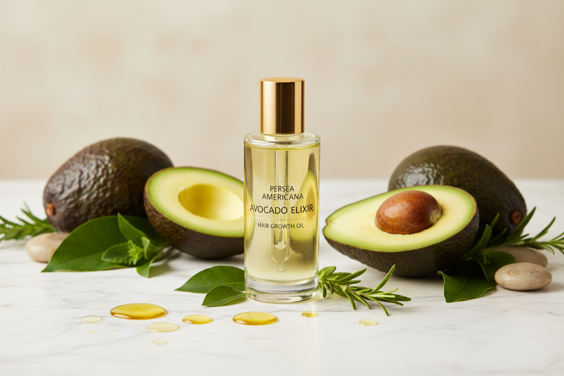 Unlock the Power of Persea Americana Avocado Oil in S-Secrets Hair Growth Oil