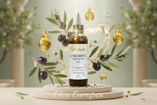 Unleash the Ancient Magic of Olea Europaea Olive Oil in S-Secrets Hair Growth Oil