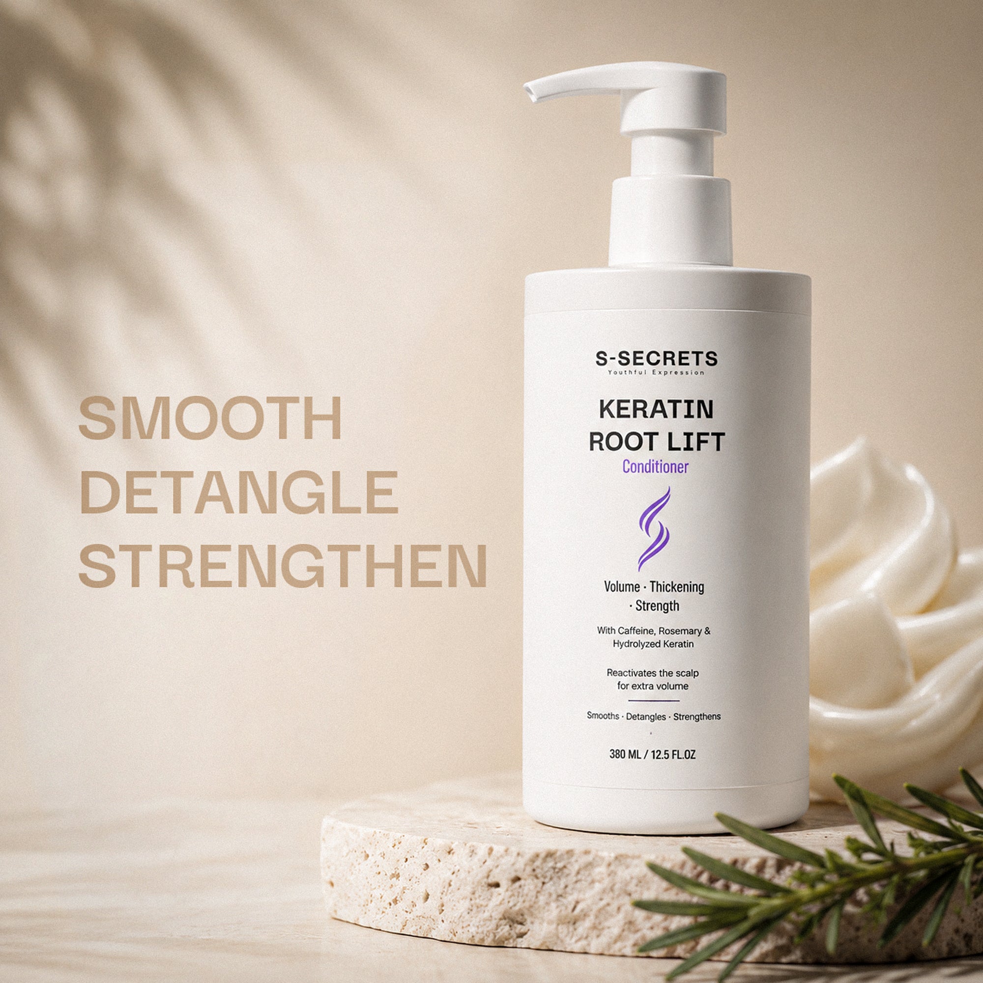 S-Secrets Keratin Root Lift Conditioner | Premium Non-Toxic, Volume, Thickness and Deep Nourishment | All Hair Types