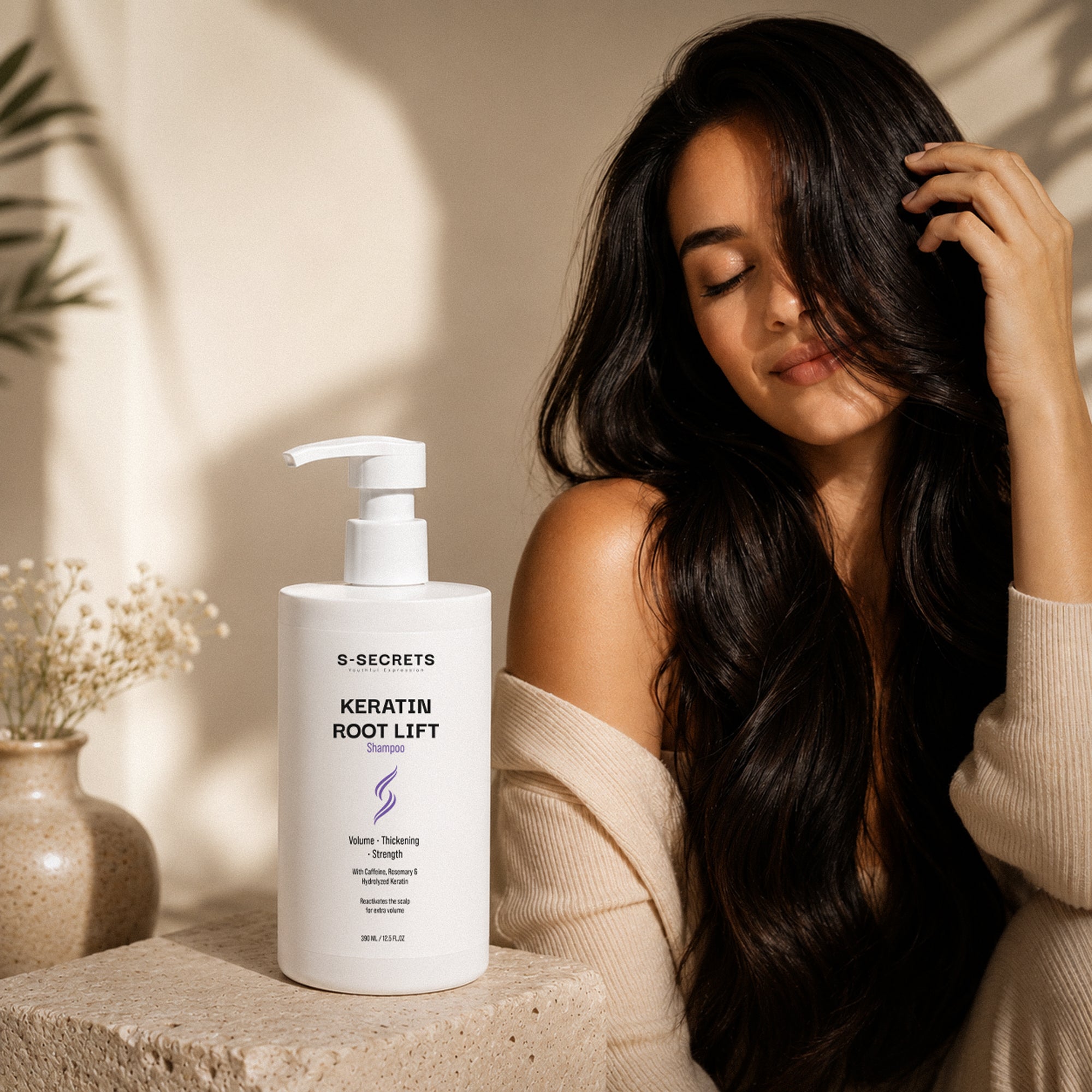 S-Secrets Keratin Root Lift Shampoo | Premium Non-Toxic, Volume, Thickness and Strength | All Hair Types
