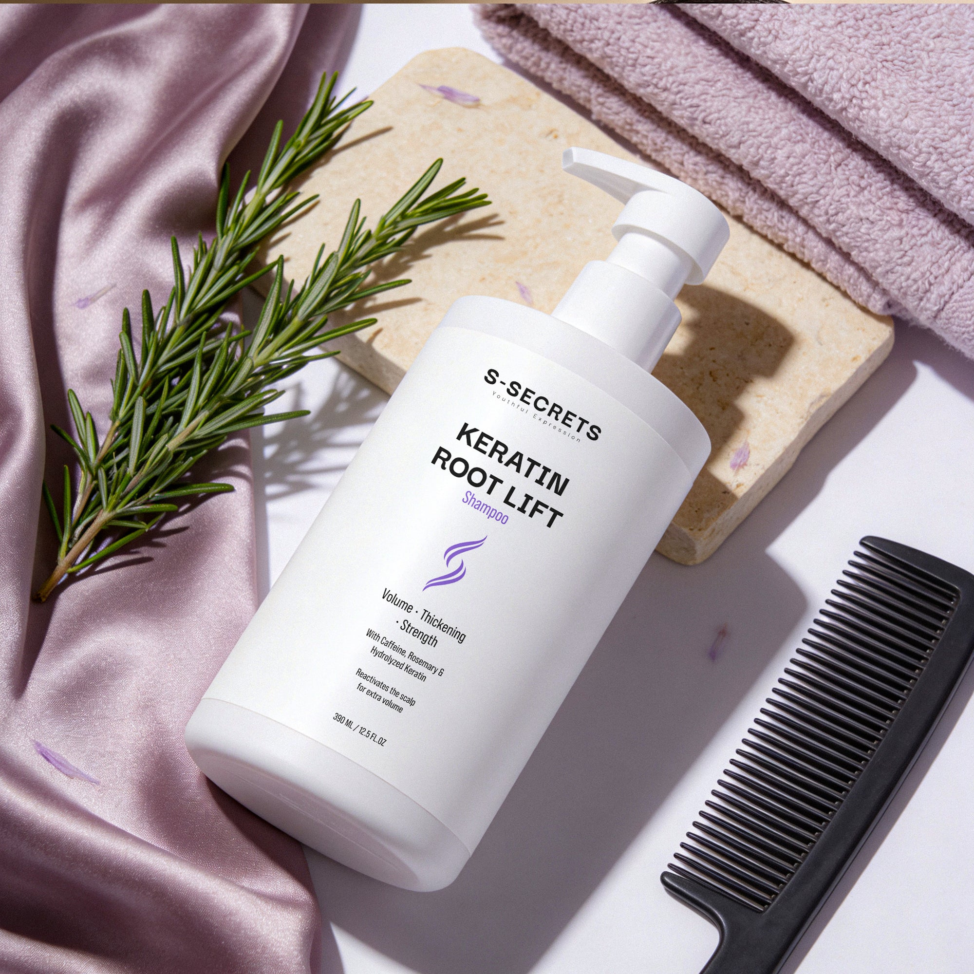 S-Secrets Keratin Root Lift Shampoo | Premium Non-Toxic, Volume, Thickness and Strength | All Hair Types