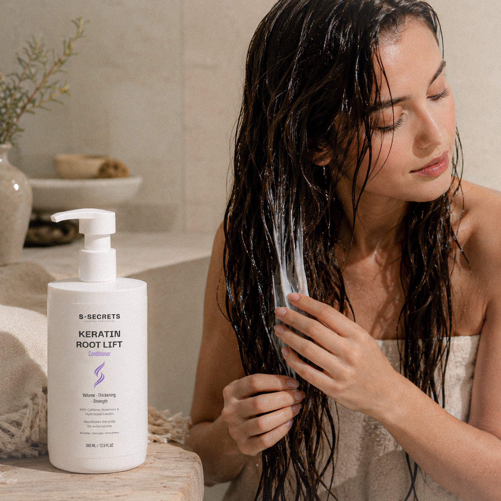 S-Secrets Keratin Root Lift Conditioner | Premium Non-Toxic, Volume, Thickness and Deep Nourishment | All Hair Types
