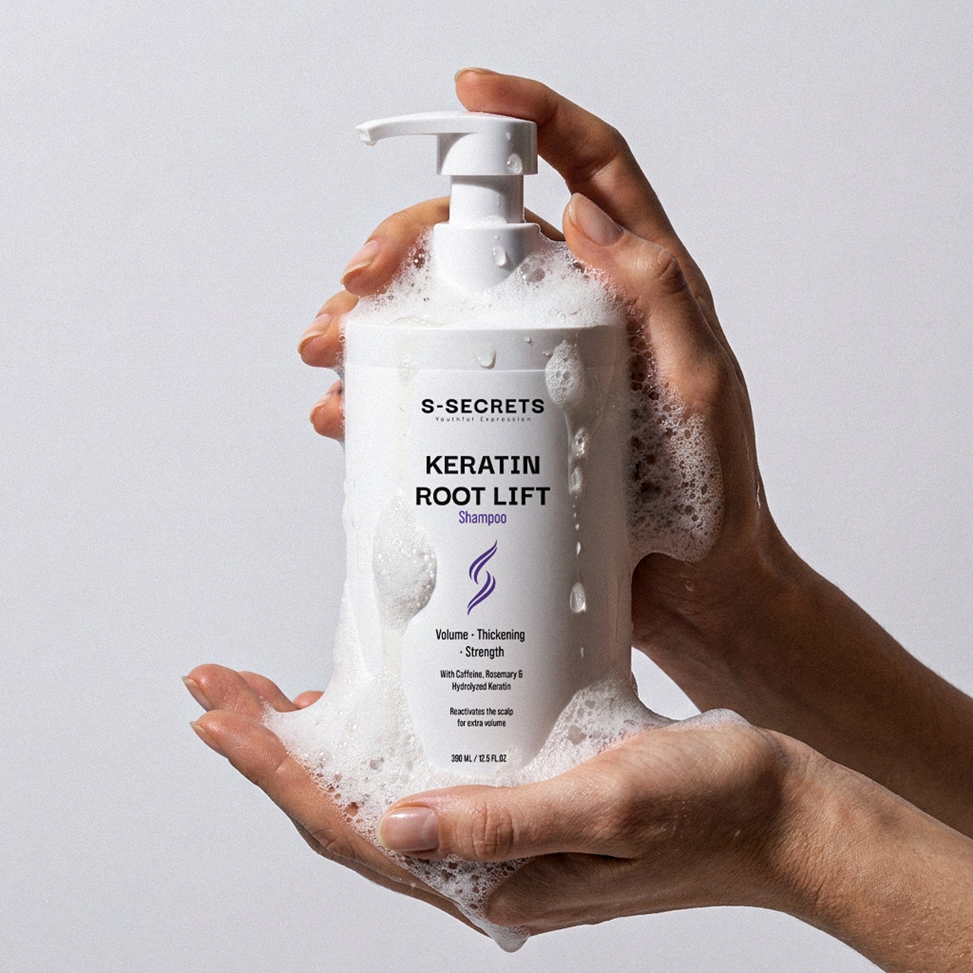 S-Secrets Keratin Root Lift Shampoo | Premium Non-Toxic, Volume, Thickness and Strength | All Hair Types