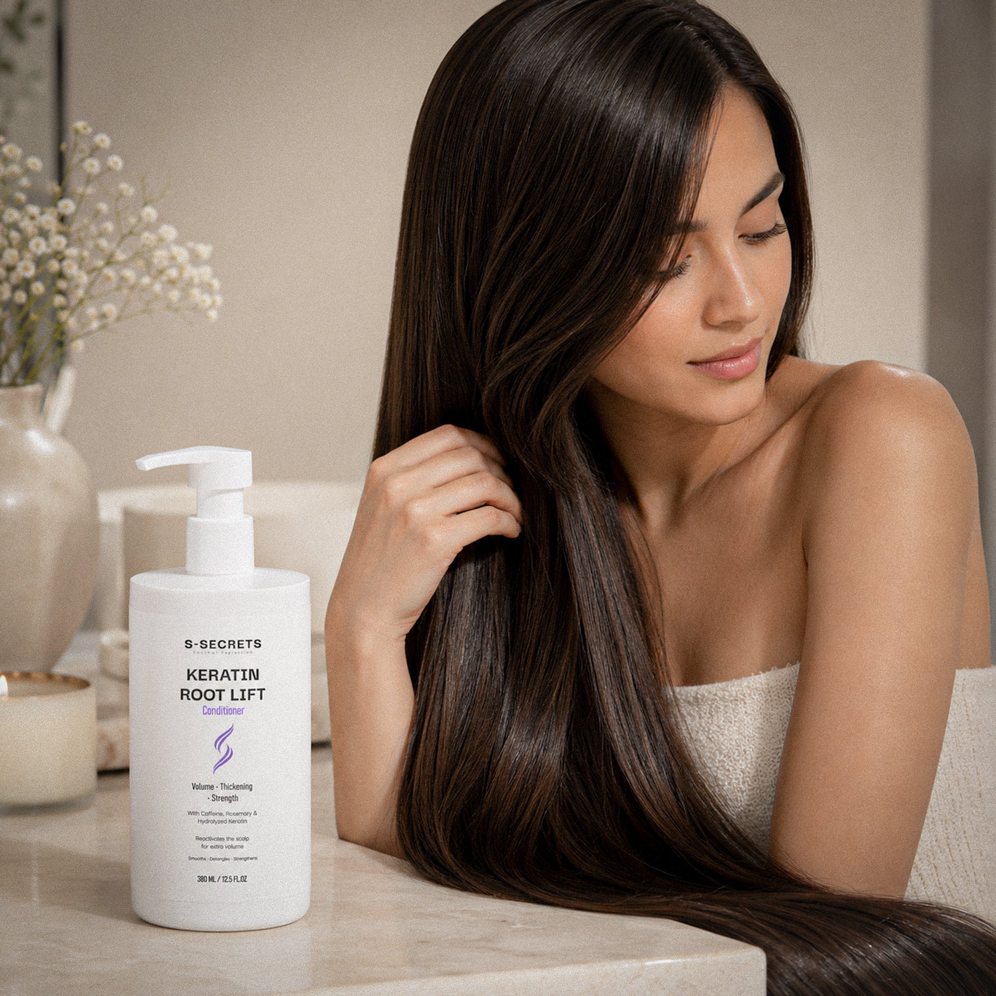 S-Secrets Keratin Root Lift Conditioner | Premium Non-Toxic, Volume, Thickness and Deep Nourishment | All Hair Types