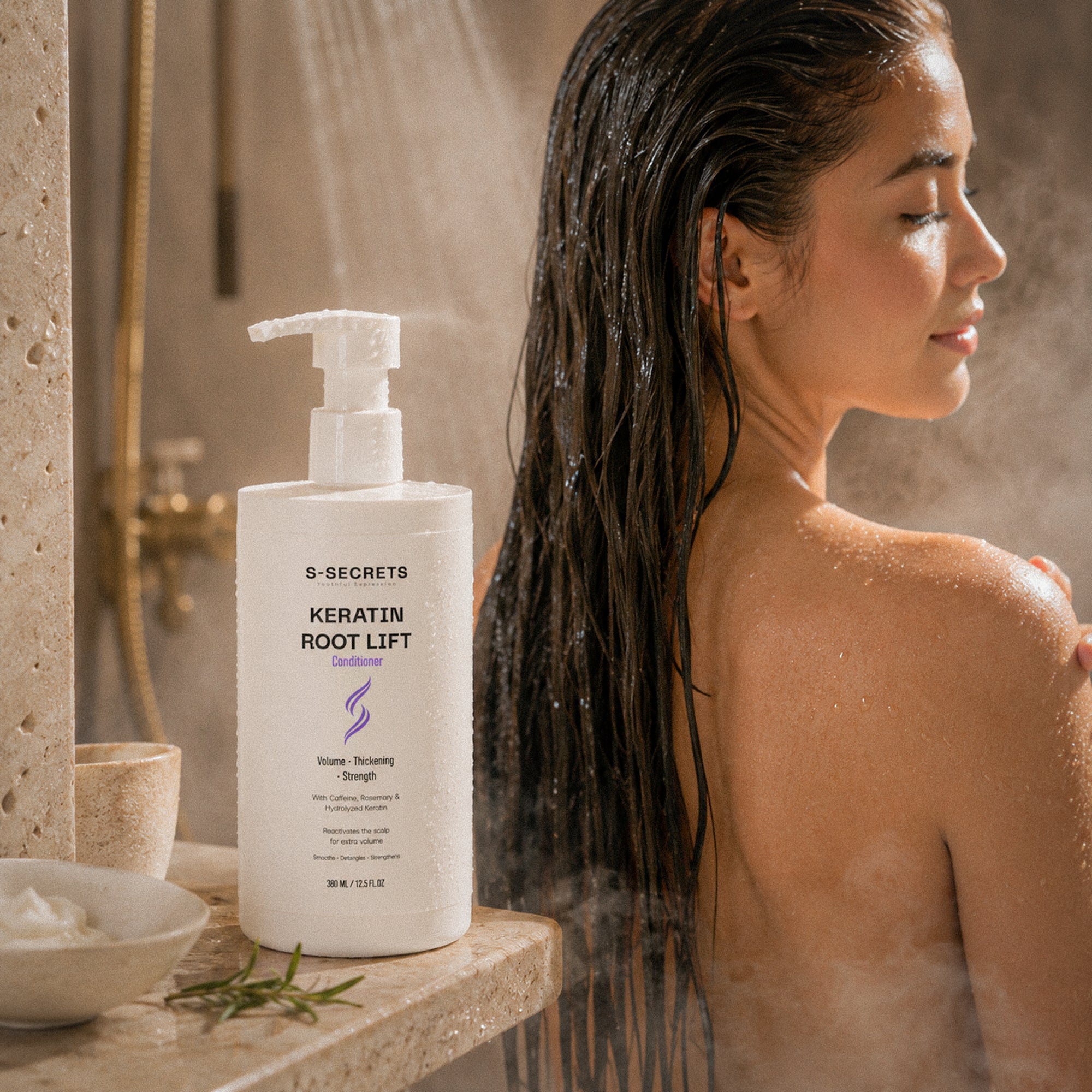 S-Secrets Keratin Root Lift Conditioner | Premium Non-Toxic, Volume, Thickness and Deep Nourishment | All Hair Types
