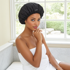 S-Secrets Flaxseed Deep Conditioning Heat/Steam Cap – Cordless, Microwave-Ready Spa Cap for Deep Moisture, Elasticity, and Healthy Hair Growth