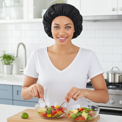 S-Secrets Flaxseed Deep Conditioning Heat/Steam Cap – Cordless, Microwave-Ready Spa Cap for Deep Moisture, Elasticity, and Healthy Hair Growth