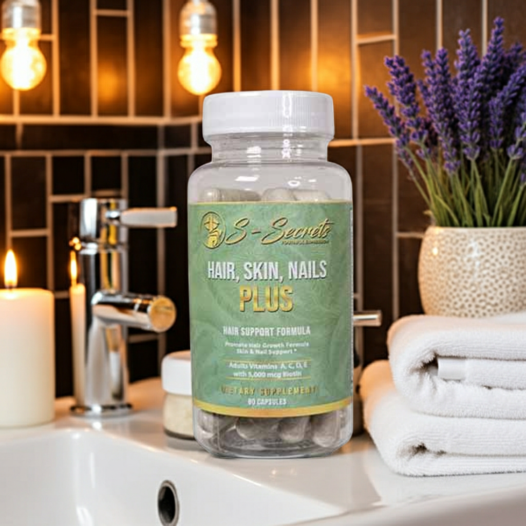 Women and Men Hair, Skin, Nails Plus Extra Strength Biotin 5000mcg, Vitamin A, C, D, E, Zinc