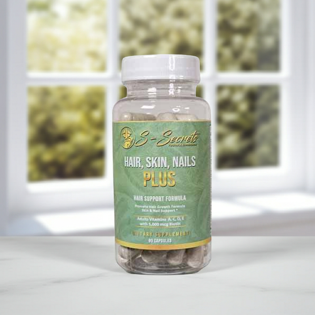 Women and Men Hair, Skin, Nails Plus Extra Strength Biotin 5000mcg, Vitamin A, C, D, E, Zinc