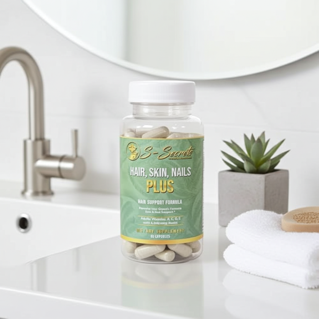 Women and Men Hair, Skin, Nails Plus Extra Strength Biotin 5000mcg, Vitamin A, C, D, E, Zinc