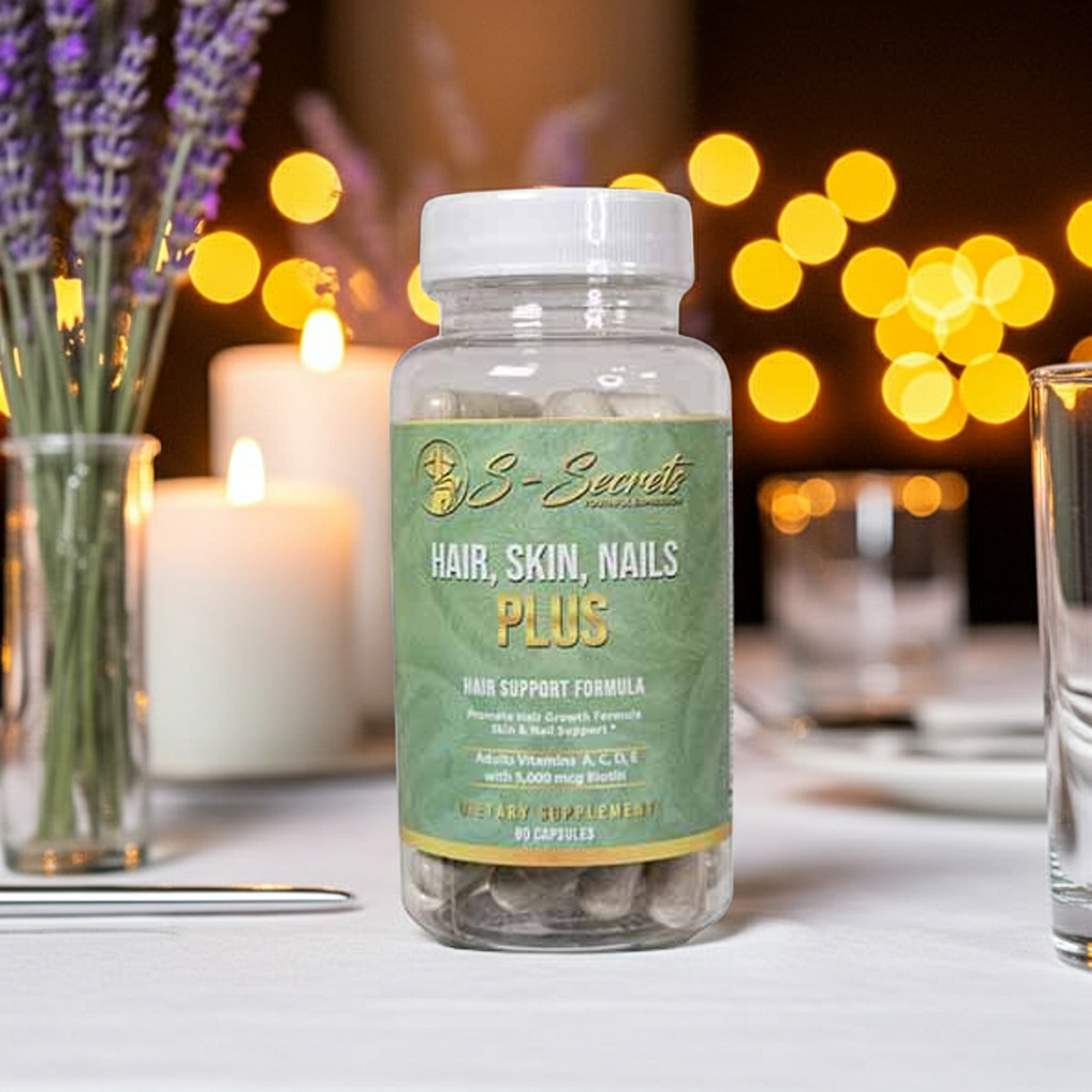 Women and Men Hair, Skin, Nails Plus Extra Strength Biotin 5000mcg, Vitamin A, C, D, E, Zinc