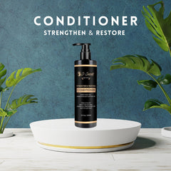 Strengthen & Restore Conditioner with Buriti Fruit oil and Jamaican Black Castor Oil 12 oz For All Hair Types