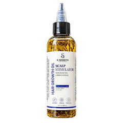 S-Secrets Scalp Stimulator Hair Growth Oil 4oz bottle front